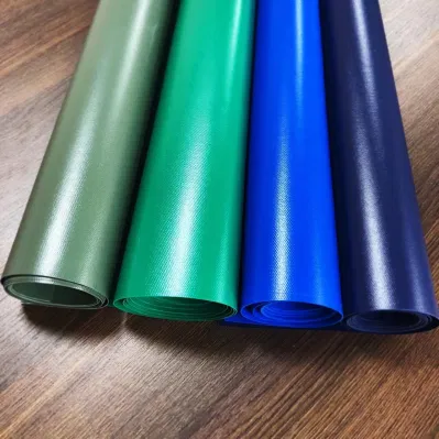 Malaysia Thailand, wasserfeste, robuste LKW-Abdeckung in Olivergrün, Hellblau, beschichtet, 600 g/m², 0,50 mm Nylon, LKW-PVC-Plane, PVC-Plane